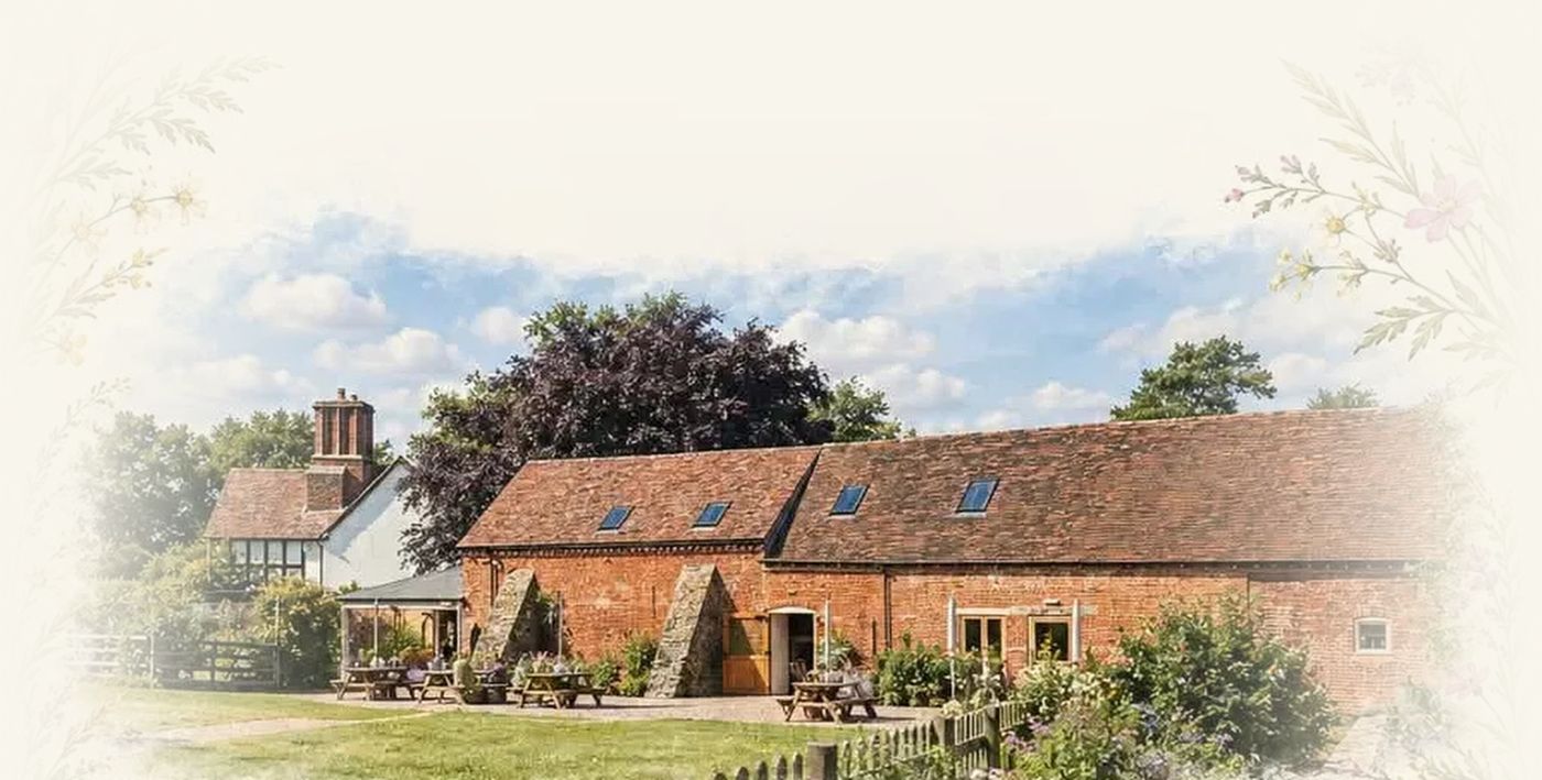 Painting of Moat Hall Barns